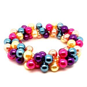 Stretch Colorful Beaded Bracelet